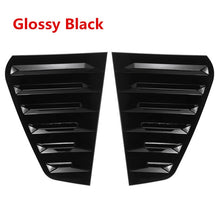 Load image into Gallery viewer, New 2x Car Rear Window Louver Shutter Side Vent Cover Trim For VW For GOLF MK7 MK7.5 2014-2019 For GTI / GTD / R MODELS
