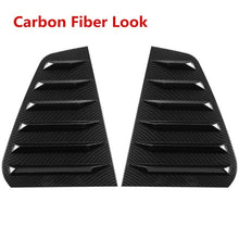 Load image into Gallery viewer, New 2x Car Rear Window Louver Shutter Side Vent Cover Trim For VW For GOLF MK7 MK7.5 2014-2019 For GTI / GTD / R MODELS
