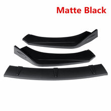 Load image into Gallery viewer, 3Pcs Car Front Bumper Splitter Lip Body Kit Spoiler Diffuser Deflector Protector Guard For Hyundai For Veloster 2013-2017
